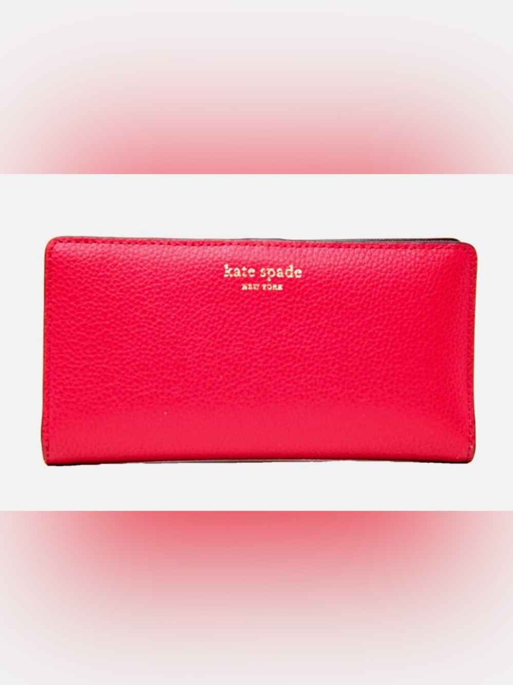 Kate Spade Eva Large Bifold Red Wallet